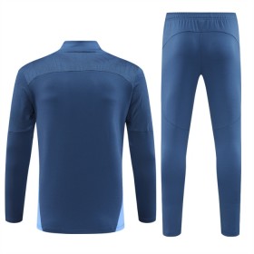 Manchester City Sweatshirt Za Trening Četvrt Zip 2024-25 Navy